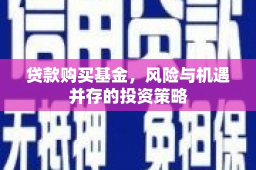 衡阳贷款购买基金，风险与机遇并存的投资策略