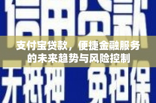 临夏支付宝贷款，便捷金融服务的未来趋势与风险控制