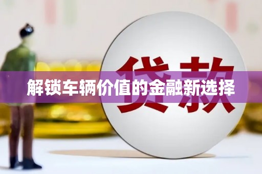 四湖解锁车辆价值的金融新选择