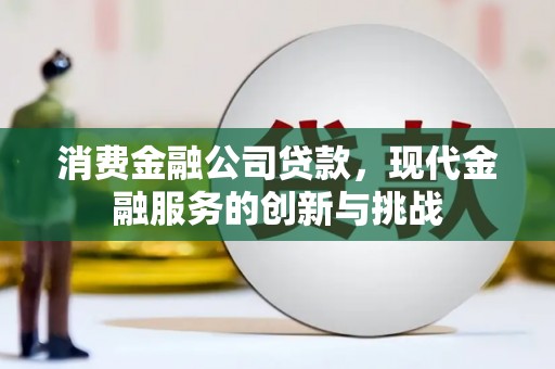 揭阳消费金融公司贷款，现代金融服务的创新与挑战