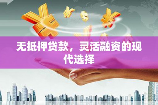 黄骅无抵押贷款，灵活融资的现代选择