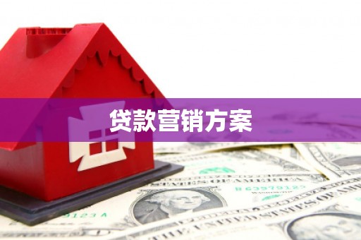 昌吉贷款营销方案