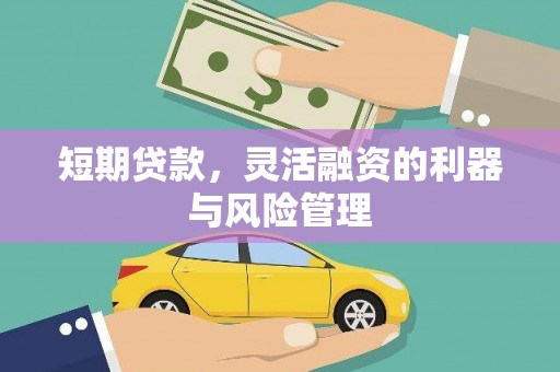 定结短期贷款，灵活融资的利器与风险管理