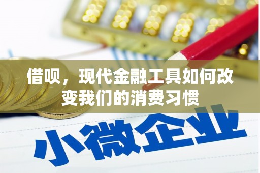 连江借呗，现代金融工具如何改变我们的消费习惯