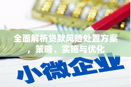 迁安全面解析贷款风险处置方案，策略、实施与优化