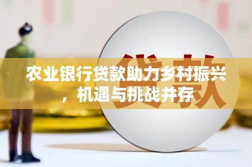 务川农业银行贷款助力乡村振兴，机遇与挑战并存