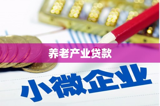 舒兰养老产业贷款