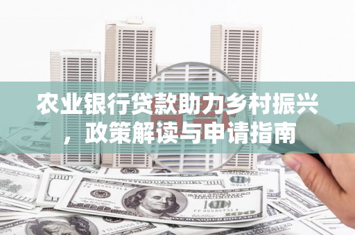 路环岛农业银行贷款助力乡村振兴，政策解读与申请指南
