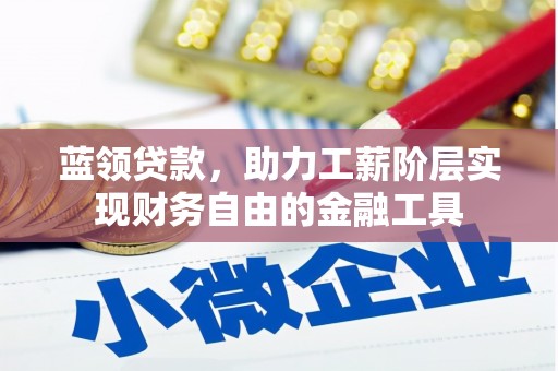 贵德蓝领贷款，助力工薪阶层实现财务自由的金融工具