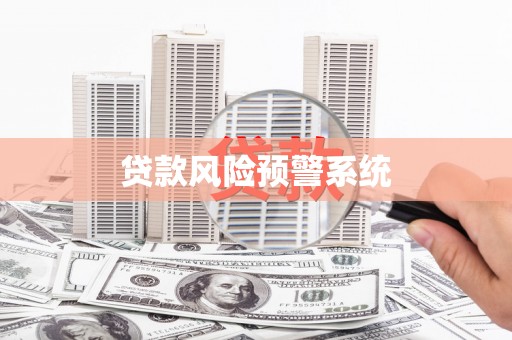 六脚贷款风险预警系统
